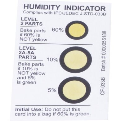 Humidity Indicator Cards