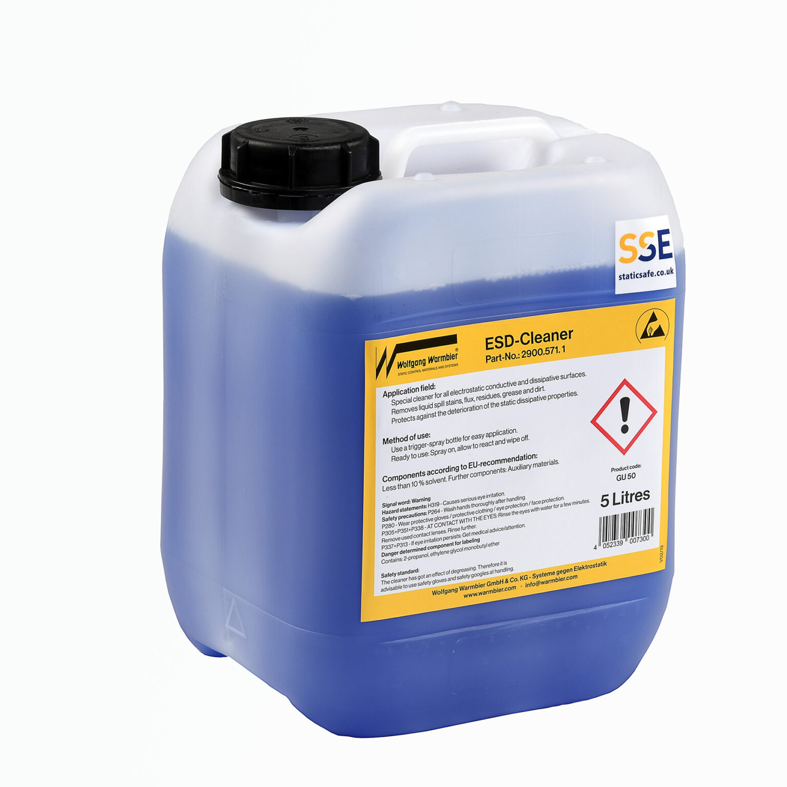 Esd Work Surface And Mat Cleaner Spray Static Safe Environments