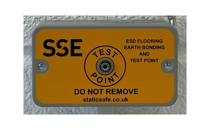 ESD Floor Bonding and Test Point Box